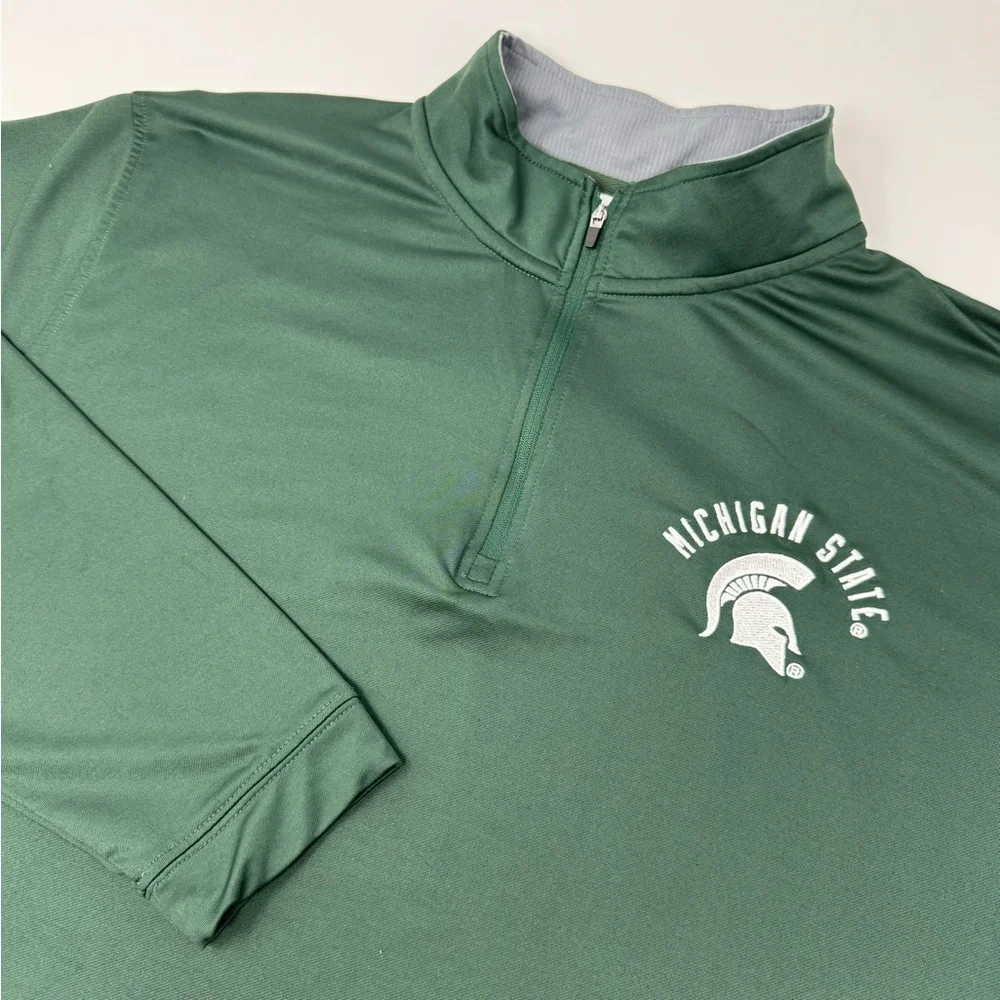 Champion Michigan State‎ Spartans Athleticwear Green Jacket Men’s Size XL…